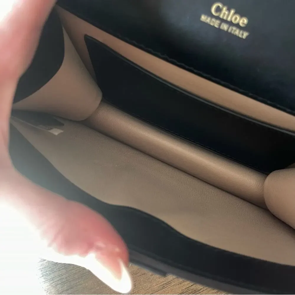 Chloe aby shoulder bag - can turn into a double chain or single